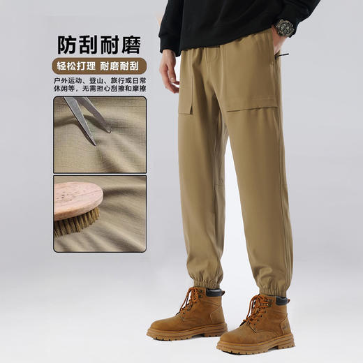 帅！观偎 男女同款防水防风冲锋裤 防水防风保暖 防刮耐磨 常规款/加绒款 4S0003 商品图7