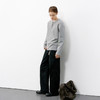 714street肌理感灰色亨利领卫衣男 2026春季潮牌重磅宽松长袖T恤 商品缩略图3