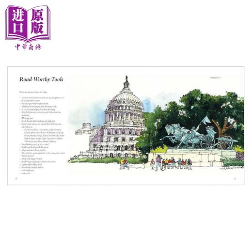 预售 【中商原版】Travel Artist 进口艺术 旅行艺术家：素描本绘画和路上的故事 商品图6