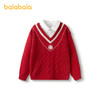 巴拉巴拉童装儿童毛衣男童春秋中大童套头针织衫假两件绞花时尚潮 商品缩略图4