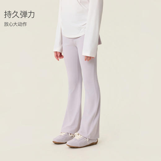 【凉感防晒】马克珍妮运动少女女童高弹微喇裙裤2026年春装新款560238 商品图1