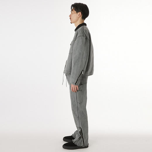 N.HOOLYWOOD WORK JACKET 水洗做旧宽松廓形工装夹克外套 商品图2