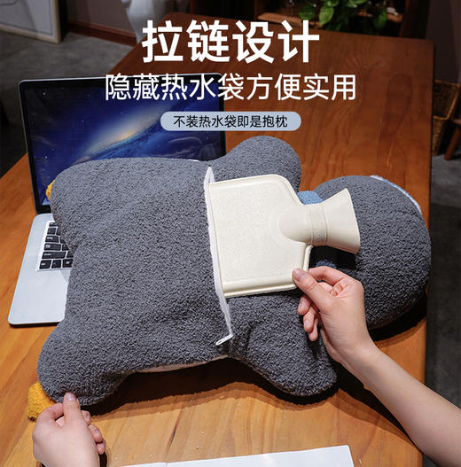 【品牌直发】加倍生活 ins企鹅豆袋三用玩偶抱枕 床头睡枕 午睡趴枕 陪玩伴侣 车载靠垫 商品图5