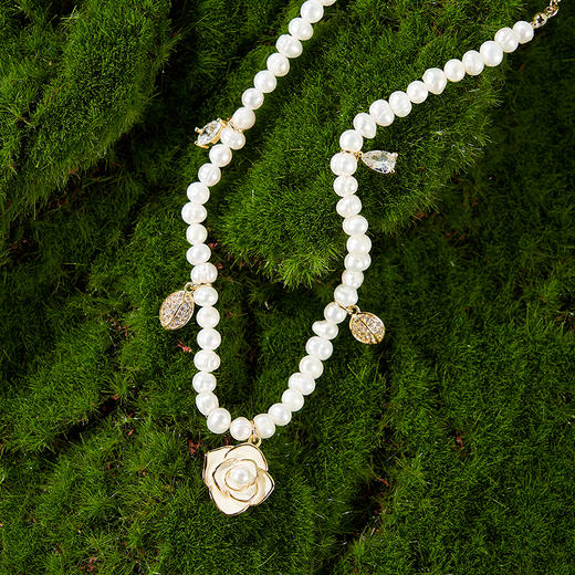 大英博物馆 欧洲文化艺术系列 月光山茶珍珠项链 商品图3