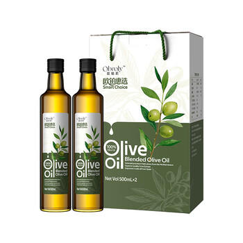 欧铂莉Obroly纯正橄榄油500ml*2礼盒 西班牙进口橄榄原油企业福利礼品 /粮油调味 /食用油 /橄榄油 商品图1