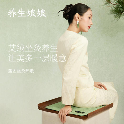 左点养生娘娘艾草热敷坐垫 商品图0
