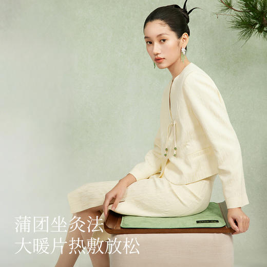 左点养生娘娘艾草热敷坐垫 商品图1