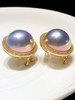 【私席真珠·新年盛宴】18K金镶钻马贝珍珠耳拍18-19mm，孤品 商品缩略图1