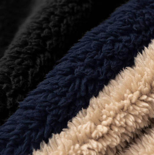 男士长绒摇粒绒保暖立领拉链夹克外套 商品图2