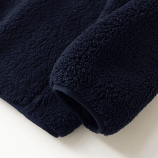 男士长绒摇粒绒保暖立领拉链夹克外套 商品图4