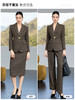 IWY/高级感卡其绿人字纹羊毛西装套装女秋冬新款老钱风收腰通勤职业装25CP899 商品缩略图3
