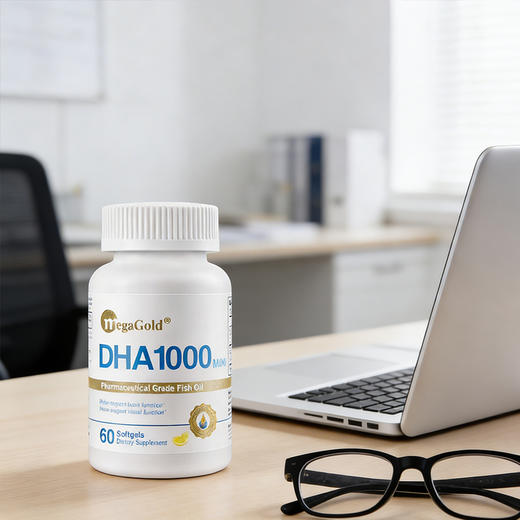 MegaGold 纯DHA MINI鱼油软胶囊60粒 商品图1