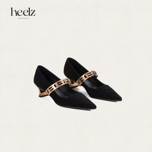 heelz设计师手工鞋履 ｜H 繁花羊皮单鞋 4.5公分 商品图2