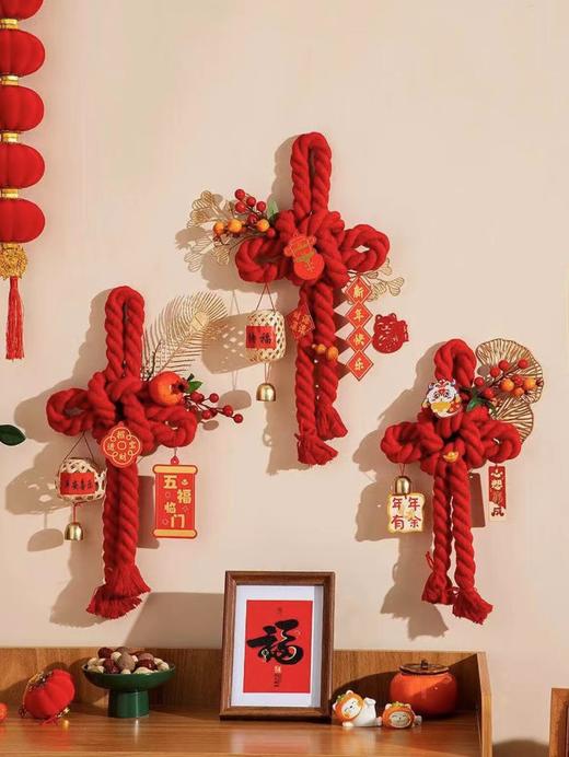 新年门挂全链接/红绳/粉绳/各种流苏 商品图2