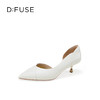 Dfuse迪芙斯2026春季新款尖头中空细跟柔软羊皮通勤高跟单鞋女鞋DFE1114020 商品缩略图10