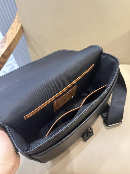 秋冬特惠💰600 COACH/蔻驰CU202 CU042 CU041男士经典标志LEAGUE信使包斜挎包翻盖邮差包 商品图7