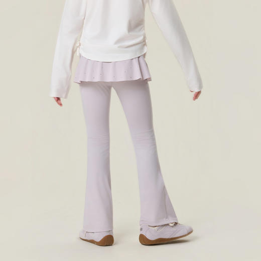 【凉感防晒】马克珍妮运动少女女童高弹微喇裙裤2026年春装新款560238 商品图2