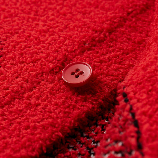 NPC潮牌新年马上有财天马钱纹提花针织开衫秋冬毛衣外套NP5CSW04 商品图3