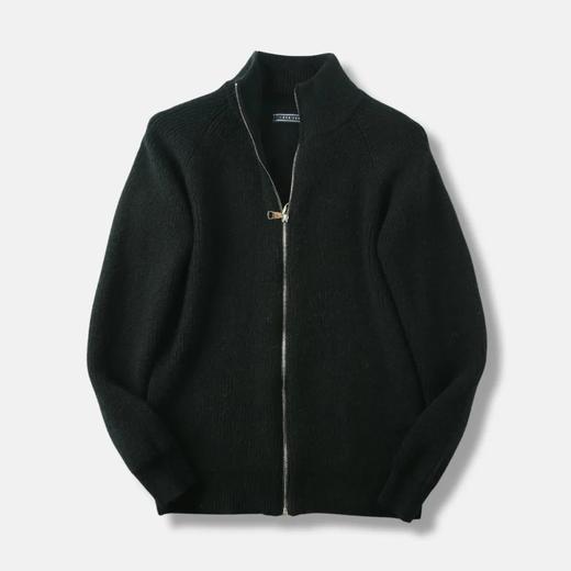 软糯舒适】冬季重磅立领针织外套拉链毛衣男厚开衫 商品图4