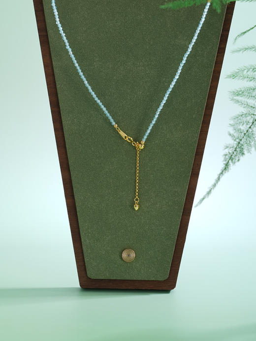 子佩集【蓝梦风华】银S925珍珠惜王妃项链【SGN0670003】2mm蓝珠4mm珍珠惜王妃蓝椭圆2601 商品图5