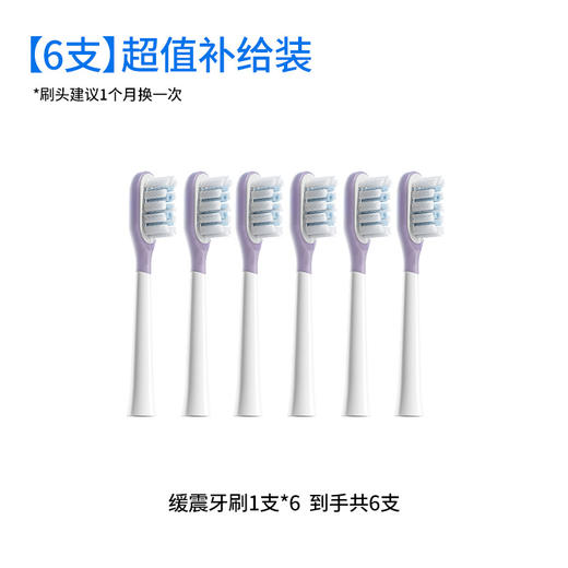 【电动牙刷软毛】声波扫振洁牙刷头 新年礼物 学生送男女友情侣礼盒礼品  商品图2