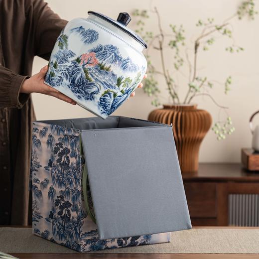 山蕴【501大 特大布包  白毫银针约装3~4斤左右】268元一套/一箱4套 商品图2