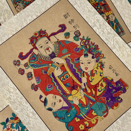 2026非遗手工年画 杨家埠年画 非遗老师亲制 带亲笔签名收藏证书 赠贴纸、礼筒 商品图9