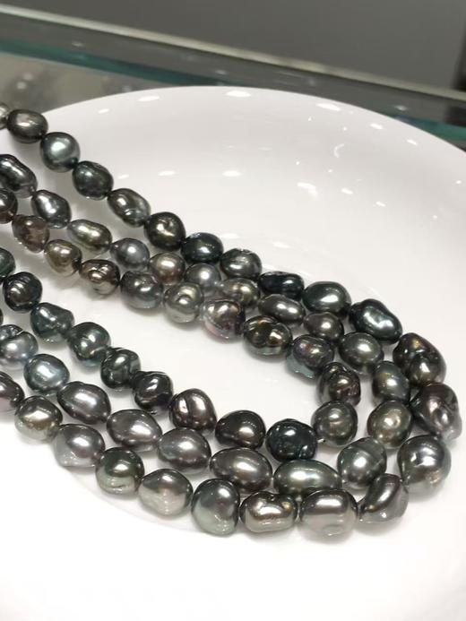 【私席真珠·新年盛宴】圆润润的Keshi黑妹，孤品各1条 商品图1