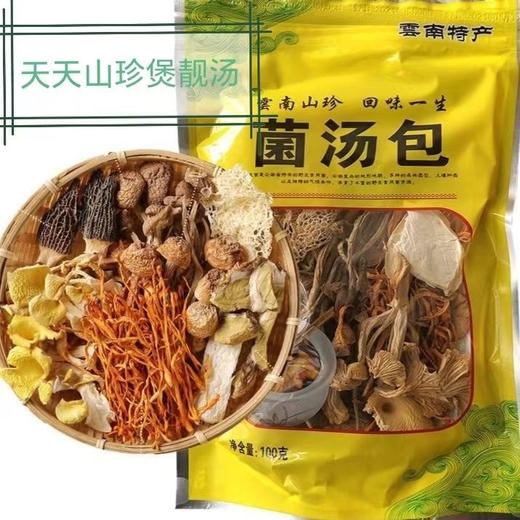 云南特产菌汤包100克 商品图0