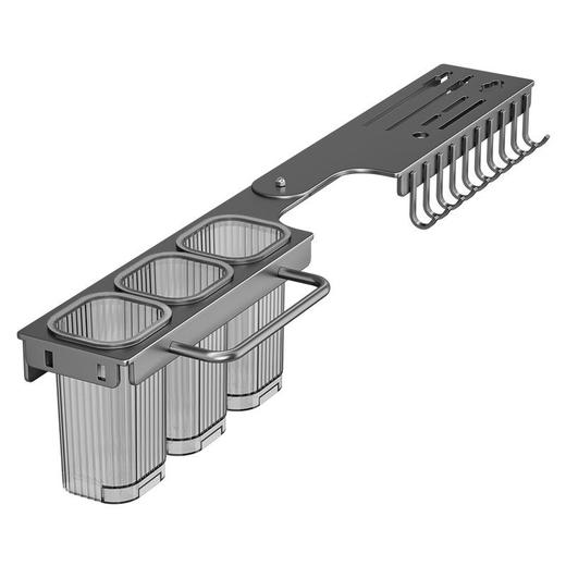 转角刀架折叠置物架厨房家用壁挂式多功能刀架筷子筒刀具一体收纳 商品图4