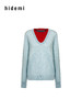 hidemi副线小h 设计感撞色套头上衣毛衣打底针织衫 商品缩略图12