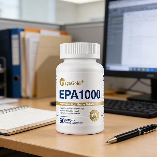 MegaGold高纯度EPA鱼油软胶囊60粒/瓶 商品图0