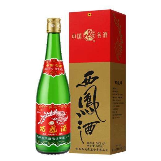 【酒厂直营 】55度老绿瓶西凤酒(盒)(省外)  凤香型 500mL 商品图2