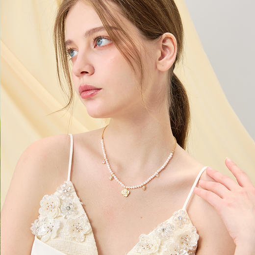 大英博物馆 欧洲文化艺术系列 月光山茶珍珠项链 商品图2