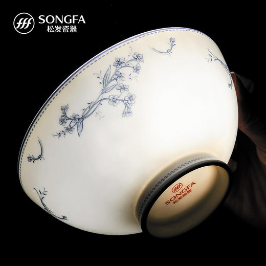 28头蓝星风铃骨瓷釉中餐具 商品图4