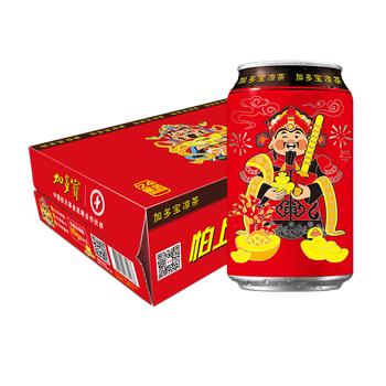 加多宝凉茶植物饮料310ml*24罐 年货礼盒 (新老包装随机发货) 商品图2