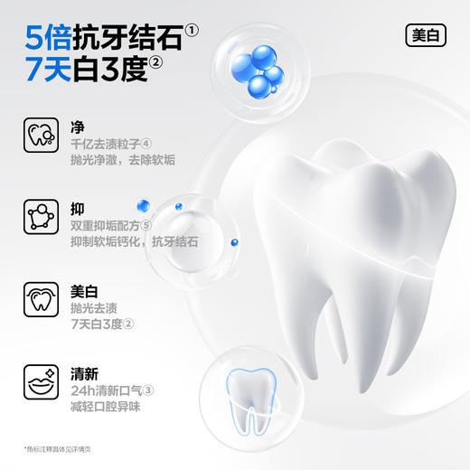 🪥 把洗牙诊所“装”进牙膏管【参半抗牙结石美白牙膏】双重抑垢配方，把牙垢扼杀在摇篮里🦷牙齿看起来光滑得像瓷器👀 商品图2