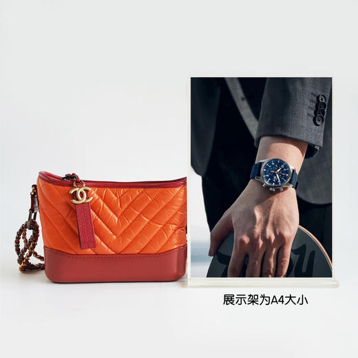 【95新】CHANEL香奈儿Gabrielle系列A91810 Y83983 K1164小号红橘拼色V纹Gabrielle流浪包单肩斜挎包女士 311225AK19 商品图10