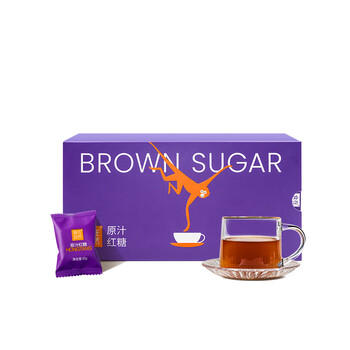食在自然鲜榨红糖块120g纯甘蔗熬制送女友老婆大姨妈月经暖茶独立包装 /粮油调味 /调味品 /糖 商品图3