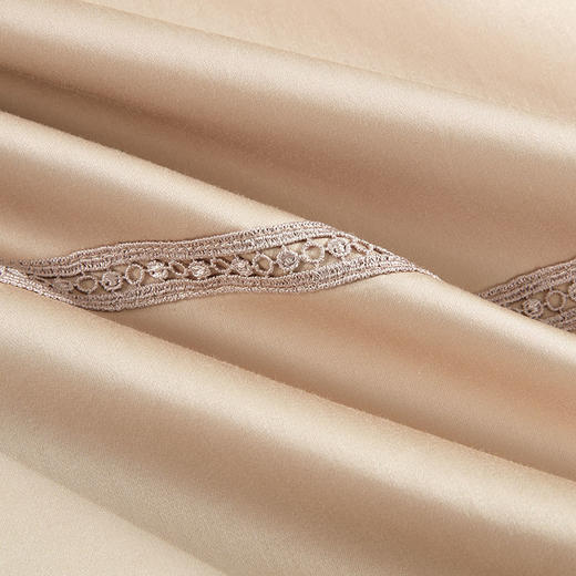 罗莱家纺珊妮100s全棉贡缎家居轻奢床单四件套（被套200*230cm、床单230*250cm、枕套48×74cm*2）【分仓直发，72小时发货，周末节假日不发货】 商品图8