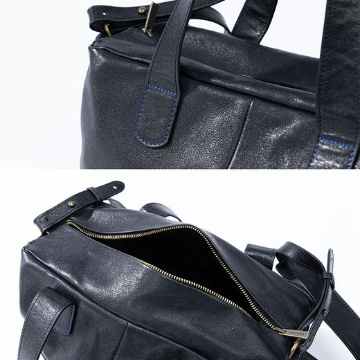 绽放/LSX002朵单肩斜跨通勤包重磅100%头层牛皮大容量手提包 商品图3