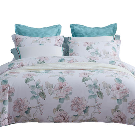 梦洁纯棉印花四件套：康沃尔【分仓直发，72小时发货，周末节假日不发货】 商品图4