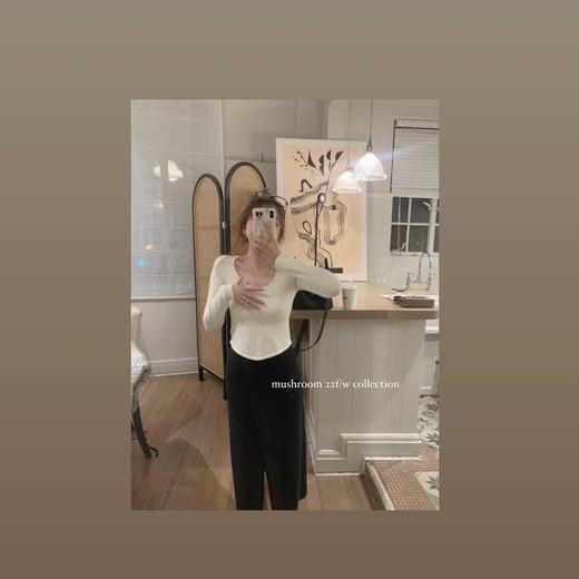 M/L码 金蘑菇菇 热升温  人字纹半裙/ 暖!瘦!好搭! 商品图0