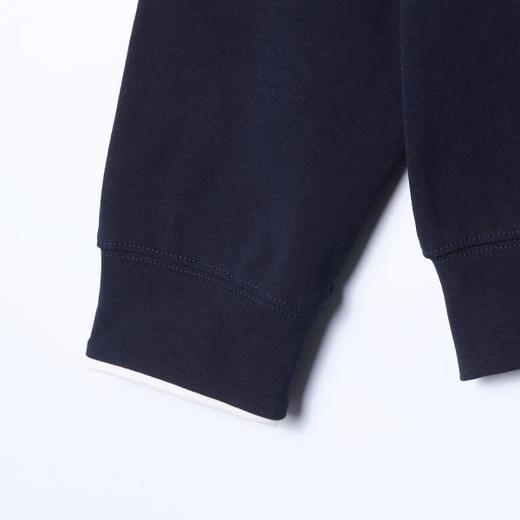 26WY30SDSA男士秋冬新款痞帅男装韩版简约撞色假两件圆领百搭宽松上衣 商品图4