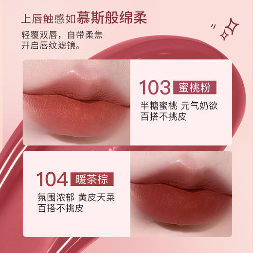 【柔雾水感 一支双色】滋色柔雾双头唇釉（103+104）分销版 商品图1