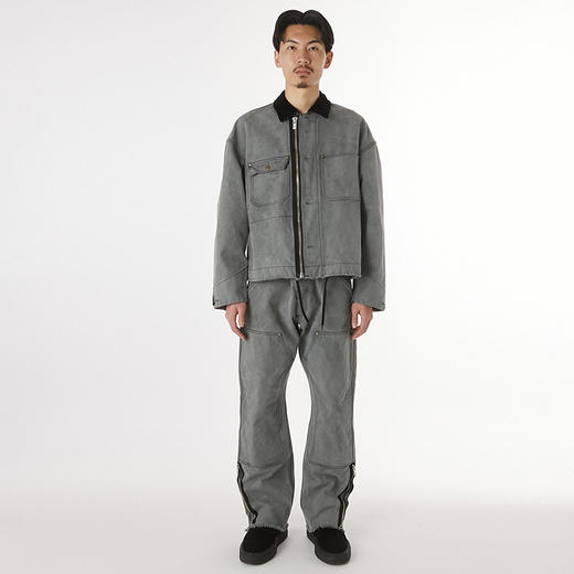 N.HOOLYWOOD WORK JACKET 水洗做旧宽松廓形工装夹克外套 商品图1