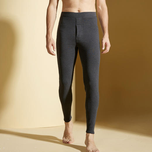 🌸【预售5天】采用自发热面料 ，无骨拼接的做工工艺，耐穿不起球💖大牌品质，值得信赖 ！【 男款（A1188）草本初色加厚暖绒锁温护膝亲肤裤情侣款 】👏 商品图8