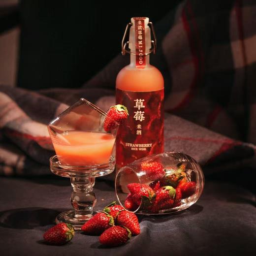 【尝新款】糯言 米就MIJOOO限定米酒 草莓米酒+芭乐米酒 500ml*2支 商品图4