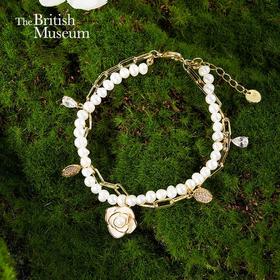 大英博物馆 欧洲文化艺术系列 浪漫山茶珍珠双层手链