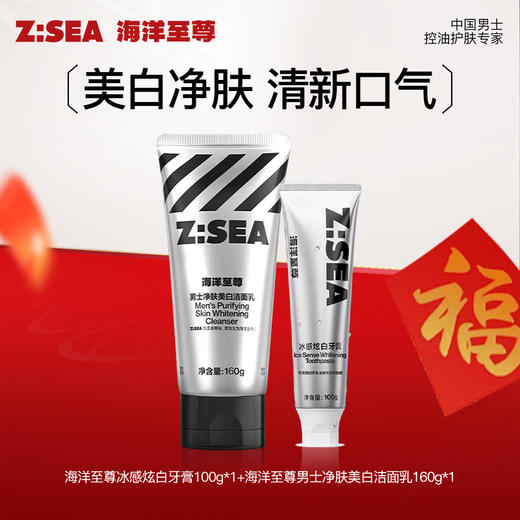 【人气TOP】美白洁面160g*1+炫白牙膏*1 商品图0